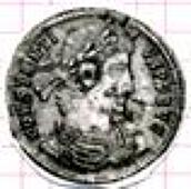 Constantius ii, 337-361, Heavy Miliarense, Siscia, reverse Gavdivm Popvli Romani, wreath enclosing Sic x Sic xx (RIC...