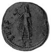Claudius (AD 41-54), Claudius, 41-54, Sestertius, reverse spes avgvsta s.c. Spes walking left (RIC 99). Black...