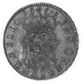 Oliver Cromwell, Crown, 1658 (ESC 10; SC 5; S 3226). Early stage of die flaw, slight wear to the high points,...
