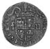Milan, Francesco ii Sforza (1521-1535), da Soldi 5, Ducal crown with olive and palm branches, reverse crowned,...