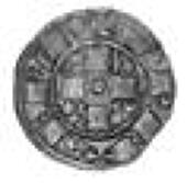 Urban v (1362-1370), Bolognino, mitred bust facing, reverse V-R-B-I cruciform in field. Toned very fine (£40-50)