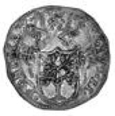 Julius ii (1503-1513), Giulio, arms of the Della Rovere, tiara and keys above, reverse Saints Peter and Paul...