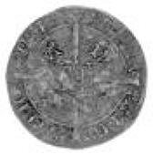 Gelderland, Arnold of Egmont (1423-1473), Double-Gros or Woechey, two ornate crested helmets, reverse shield at...