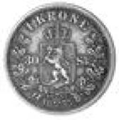 Oscar ii, Krone, 1875 (KM 351). Good very fine, rare (£60-80)