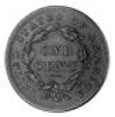 Large Cent, 1839 “Silly head”. Good extremely fine, attractive dark brown patina (£100-150)