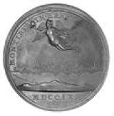 Anne (1702-1714), Mons Taken, 1709, a copper medal by J. Croker and S. Bull, bust of Anne left, reverse Victory...