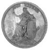 Death of the Earl of Effingham, 1791, a silver medal by J. Milton, bust left, reverse Britannia seated on globe,...