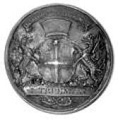 City of London, Stockbroker’s Badge, type 3 [issued c.1801-30], by J. Milton, in silver, crowned arms and...