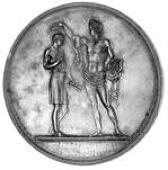 Cambridge University, Chancellor’s Medal, 1811, in silver, by J. Kirk and T. Wyon Jr., bust of George III right,...