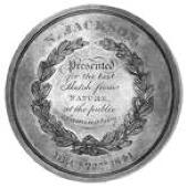 St. Paul’s School, Southsea, Hampshire, 1825, a silver award medal, unsigned, frontal elevation of the school,...
