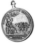 Amelioration of the Study of Latin in Public Schools, 1774, a gilt-bronze medal by A.F. Wiedemann, bust of Maria...
