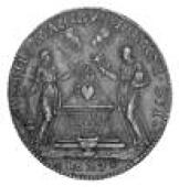 Constantine the Great, a large cast lead medal, unsigned, Parisian School and believed the work of the Limbourg...