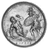 Bavaria, Maximilian Emmanuel, Campaigns Against the French, 1689, a silver-gilt medal by P.H. Müller, helmeted bust...