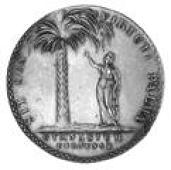 Berne, Gymnasium, a silver medal, undated, signed D, crowned arms, reverse crowned female figure pointing to palm...