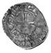 Anglo-Gallic, Edward III, Gros à la couronne, cross Calvary, reverse crown within tressure, annulet before A on...