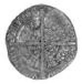 Anglo-Gallic, Edward the Black Prince, Demi Gros, Agen, 2nd issue, half-length portrait of prince to right, holding...