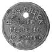 20th Century, Warwickshire, Warwickshire, Coventry, The Daimler Motor Co Ltd, brass Pass Check, un-numbered, edge...
