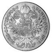 Haile Selassie, a piefort Maria Theresa Thaler restrike in gold, 1780, bust of Maria right, reverse crowned double...