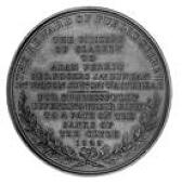 Scottish Historical Medallions, right of way on the banks of the clyde vindicated, obverse The Reward of Public...