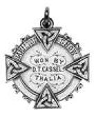 Scottish Historical Medallions, Scottish kennel club medal 1891. Won by d. t. cassel hamilton show. Integral...