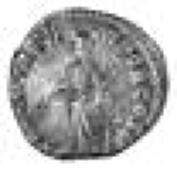 Pertinax (193), Denarius, laureate bust right, rev. LAETITIA TEMPOR COS II, Laetitia standing left, holding wreath...