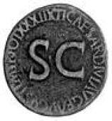 Augustus (27 BC-AD 14), SESTERTIUS, Augustus standing left on car drawn by four elephants, DIVO AUGUSTO SPQR, rev....
