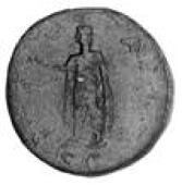 Claudius (AD 41-54), SESTERTIUS, bare head right, rev. Spes advancing left, SPES AVGVSTA SC (BMC 124; RIC 64). Fair...