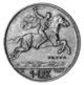 Albania, Republic, Prova nickel Lek, 1927, as currency coin but prova in field (KM Pf. 18 = KM 5). Extremely fine or...