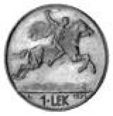 Albania, Kingdom, Zog I, Royal Mint Proof nickel Lek, 1931, (cf. KM 5). Brilliant and virtually as struck, extremely...