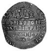 Charles I (1625-1649), Halfcrown, 1644, obverse mm. plume, Briot’s horse with lumpy ground line below and plume...