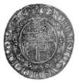 Charles I (1625-1649), Halfcrown, Type 7, mm. lion, obverse similar but horse’s tail between legs, reverse crowned...