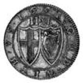 Commonwealth (1649-1660), Halfcrown, 1651, Pattern by Peter Blondeau, types as the currency issue, mm. sun, edge in...