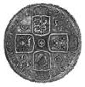 George I (1714-1727), Halfcrown,1723, ssc in angles, decimo (ESC 592; SC 40; S 3643). Fine die crack in 1st quarter...