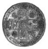 George II (1727-1760), Halfcrown,1735, roses and plumes in angles, octavo (ESC 598; SC 25; S 3692). Very fine...