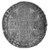 George II (1727-1760), Halfcrown,1736, roses and plumes in angles, nono (ESC 599; SC 30; S 3692). Almost extremely...