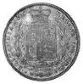 Victoria (1837-1901), Halfcrown,1845, Type A4 (ESC 679; SC 80; S 3888). Die flaw down cheek and down neck, almost...