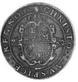 Charles I (1625-1649), Crown, Group II, mm. harp, similar to last but without plume above shield (N 2193; S 2755;...