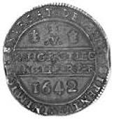 Charles I (1625-1649), Crown, 1642, Shrewsbury horseman, groundline below, Shrewsbury plume in field (a Shrewsbury...