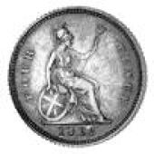 William IV (1830-1837), BRITANNIA GROAT,1836 Proof with milled edge (ESC 1919-R-2; SC 10). About as struck, very...