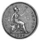 William IV (1830-1837), BRITANNIA GROAT,1836 Proof with plain edge (ESC 1920; SC 15). About as struck, rare, toned...