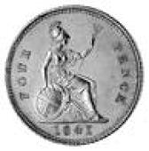 Victoria (1837-1901), BRITANNIA GROAT,1841 over inverted 1, which give the apperance of an Arabic i (ESC 1935; SC...