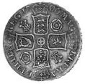 Anne (1702-1714), Crown, 1706 qvinto,  rose and plumes (ESC 101; SC 15; S 3578). Light cabinet wear, extremely fine,...