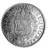 Spain, Ferdinand vi, 1746-1759, 8-Escudos 1758J., bust of Ferdinand  right., reverse crowned shield (CCT 69). Mint...