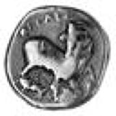Asia Minor, Cilicia, Kelenderis, Stater, 400-350 BC, naked rider sitting sideways on horse holding whip to right,...