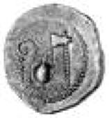 Julius Caesar (49-44 BC), A. Hirtius, Aureus, 46 BC, veiled female head right, rev. a hirtivs p r, lituus, jug and...