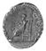 Nero (AD 54-68), Denarius, 66-7, Rome, laureate head right, rev. ivppiter cvstos, Jupiter seated left (RIC 64)....