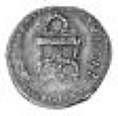 Titus (AD 79-81), Denarius, 79, Rome, laureate head right, rev. tr p ix imp xv cos viii, wreath on two curule chairs...
