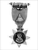 Middlesex Imperial Yeomanry Lodge, Founder’s Jewel, silver-gilt and enamels, the reverse hallmarked 1903 and...