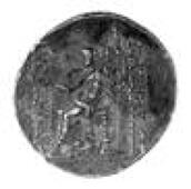 Seleucid Kings, Alexander II, Zebina (128-123 BC), Tetradrachm, diademed head right, rev. Zeus enthroned, monogram...