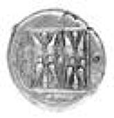 Illyria and Central Greece, Corcyra, Stater, 450-400 BC, cow suckling calf, rev. stellate pattern in square, KAO...
